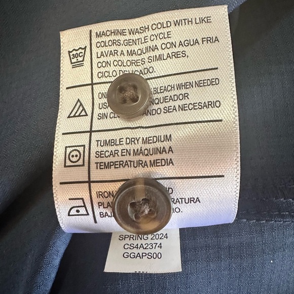 Coleman Performance SS Button Down‎ Shirt, size L UPF Protection, 
NWT - Picture 6 of 7